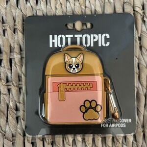 NIB Hot Topic Airpods case dog pawprint